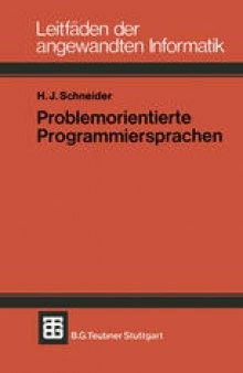 Problemorientierte Programmiersprachen
