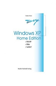 Windows XP Home Edition easy  GERMAN 