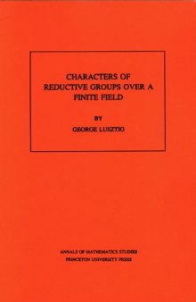 Characters of Reductive Groups over a Finite Field