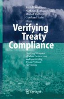 Verifying Treaty Compliance: Limiting Weapons of Mass Destruction and Monitoring Kyoto Protocol Provisions