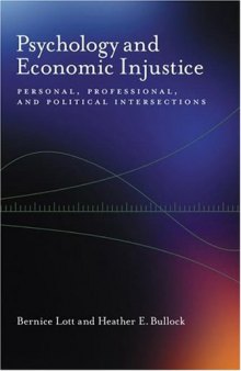 Psychology And Economic Injustice: Personal, Professional, And Political Intersections (Psychology of Women)