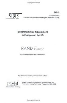 Benchmarking E-Government in Europe and the U.S.