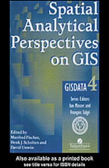Spatial analytical perspectives on GIS