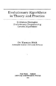 Evolutionary Algorithms in Theory and Practice