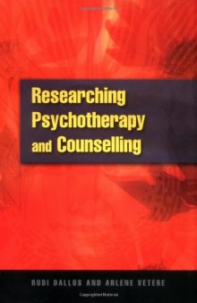 Researching Psychotherapy and Counselling