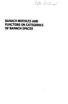 Banach modules and functors on categories of Banach spaces