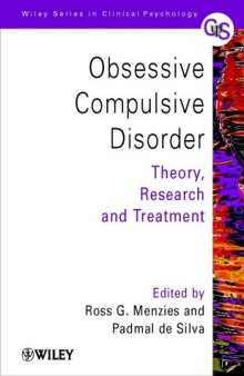 Obsessive-Compulsive Disorder: Theory, Research and Treatment