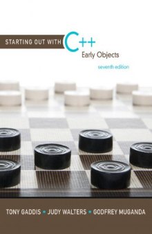 Starting out with C++ : early objects