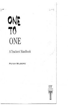 One to One: A Teacher's Handbook