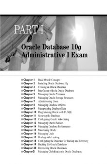 Oracle Database 10g OCP Certification All-in-One Exam Guide