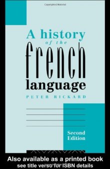 A History of the French Language