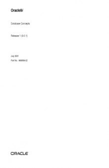 Oracle9i Database Concepts (Part No. A88856-02) (Release 9.0.1)
