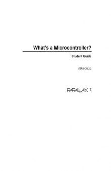 What's a Microcontroller  Student Guide Version 2.2