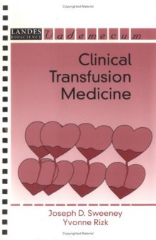 Clinical Transfusion Medicine (Vademecum)