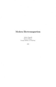 Modern electromagnetism