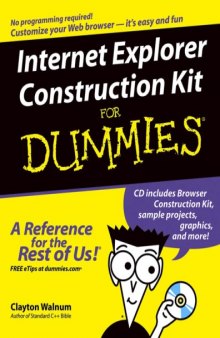 Internet Explorer construction kit for dummies