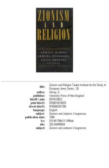 Zionism and religion