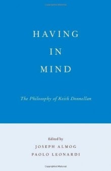 Having in Mind: The Philosophy of Keith Donnellan