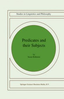 Predicates and Their Subjects