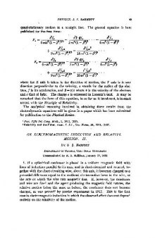 On Electromagnetic Induction and Relative Motion II (1918)(en)(3s)