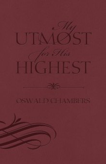 My utmost for His highest