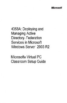 MOC, (Course 4357A) Managing Data Storage Using Microsoft Windows Server R2