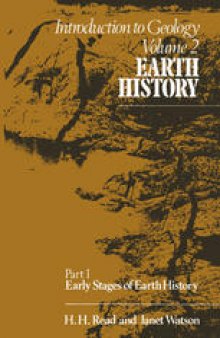 Introduction to Geology: Volume 2 Earth History Part I Early Stages of Earth History