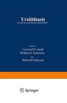 Urolithiasis: Clinical and Basic Research