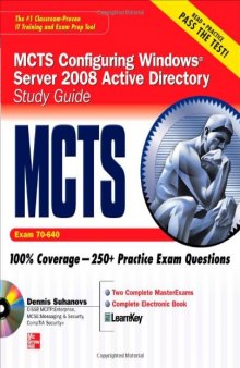 MCTS Windows Server 2008 Active Directory Services Study Guide 