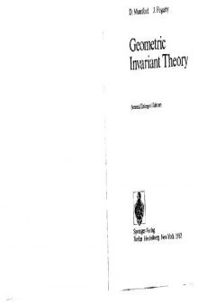 Geometric invariant theory