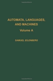 Automata, Languages, and Machines/Part A: v. A 