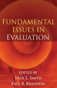 Fundamental Issues in Evaluation