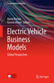 Electric Vehicle Business Models: Global Perspectives