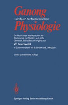 Lehrbuch der Medizinischen Physiologie: Die Physiologie des Menschen fur Studierende der Medizin und Arzte