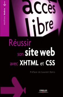 Reussir son site Web avec XHTML et CSS