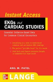 LANGE Instant Access EKGs And Cardiac Studies