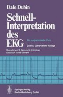 Schnell-Interpretation des EKG: Ein programmierter Kurs