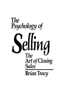 Psychology of Selling Manual