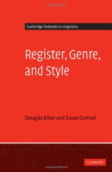 Register, Genre, and Style (Cambridge Textbooks in Linguistics)