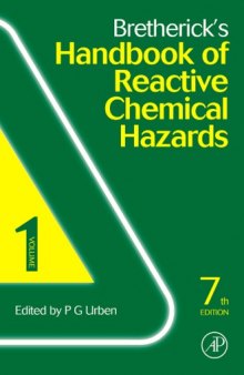 Bretherick's Handbook of Reactive Chemical Hazards 2 vols set