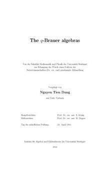 The q-Brauer algebras [PhD thesis]