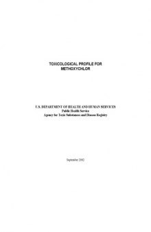 Toxicological profiles - Methoxychlor