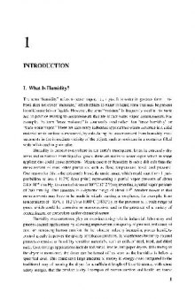 Water vapor measurement