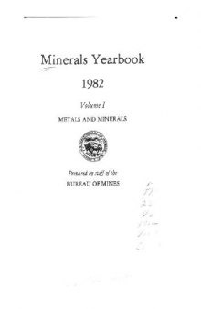 Minerals yearbook. Metals and minerals ACCNO-56