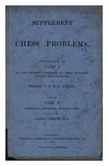 Supplement to Chess Problems