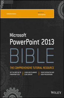 Microsoft PowerPoint 2013 Bible