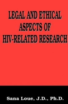 Legal and ethical aspects of HIV-related research  