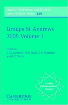 Groups St Andrews 2005: