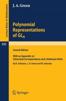 Polynomial Representations of GL  n  