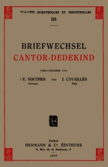 Briefwechsel Cantor-Dedekind